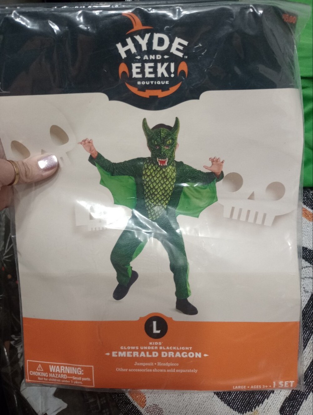 Green Dragon Costume for Kids - Unbranded